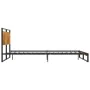 Estructura de cama de metal 120x200 cm de vidaXL, Camas y somieres - Ref: Foro24-324864, Precio: 130,01 €, Descuento: %
