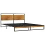 Estructura de cama de metal 140x200 cm de vidaXL, Camas y somieres - Ref: Foro24-324865, Precio: 139,03 €, Descuento: %