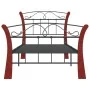 Black metal bed frame 90x200 cm by vidaXL, Beds and slatted bases - Ref: Foro24-324876, Price: 84,78 €, Discount: %