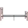 Black metal bed frame 90x200 cm by vidaXL, Beds and slatted bases - Ref: Foro24-324876, Price: 84,78 €, Discount: %