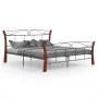 Black metal bed frame 140x200 cm by vidaXL, Beds and slatted bases - Ref: Foro24-324879, Price: 143,59 €, Discount: %