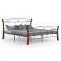 Schwarzer Metallbettrahmen 140x200 cm von vidaXL, Betten und Lattenroste - Ref: Foro24-324879, Preis: 143,59 €, Rabatt: %