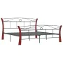 Schwarzer Metallbettrahmen 140x200 cm von vidaXL, Betten und Lattenroste - Ref: Foro24-324879, Preis: 143,59 €, Rabatt: %