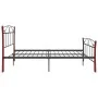Black metal bed frame 140x200 cm by vidaXL, Beds and slatted bases - Ref: Foro24-324879, Price: 143,59 €, Discount: %