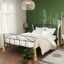 Schwarzer Metallbettrahmen 120x200 cm von vidaXL, Betten und Lattenroste - Ref: Foro24-324885, Preis: 96,06 €, Rabatt: %