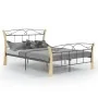 Schwarzer Metallbettrahmen 120x200 cm von vidaXL, Betten und Lattenroste - Ref: Foro24-324885, Preis: 96,06 €, Rabatt: %