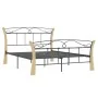 Schwarzer Metallbettrahmen 120x200 cm von vidaXL, Betten und Lattenroste - Ref: Foro24-324885, Preis: 96,06 €, Rabatt: %