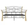 Schwarzer Metallbettrahmen 120x200 cm von vidaXL, Betten und Lattenroste - Ref: Foro24-324885, Preis: 96,06 €, Rabatt: %