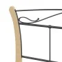 Schwarzer Metallbettrahmen 120x200 cm von vidaXL, Betten und Lattenroste - Ref: Foro24-324885, Preis: 96,06 €, Rabatt: %