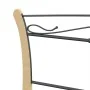 Estructura de cama de metal negra 200x200 cm de vidaXL, Camas y somieres - Ref: Foro24-324889, Precio: 149,74 €, Descuento: %