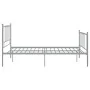 Estructura de cama de metal gris 120x200 cm de vidaXL, Camas y somieres - Ref: Foro24-324954, Precio: 92,76 €, Descuento: %