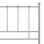 Estructura de cama de metal gris 120x200 cm de vidaXL, Camas y somieres - Ref: Foro24-324954, Precio: 92,76 €, Descuento: %