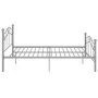 Estructura de cama de metal gris 120x200 cm de vidaXL, Camas y somieres - Ref: Foro24-324996, Precio: 118,12 €, Descuento: %