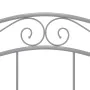 Estructura de cama de metal gris 120x200 cm de vidaXL, Camas y somieres - Ref: Foro24-324996, Precio: 118,12 €, Descuento: %