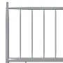 Gray metal bed frame 140x200 cm by vidaXL, Beds and slatted bases - Ref: Foro24-325020, Price: 144,30 €, Discount: %
