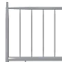 Estructura de cama de metal gris 200x200 cm de vidaXL, Camas y somieres - Ref: Foro24-325029, Precio: 156,25 €, Descuento: %