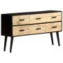 Solid mango wood sideboard 110x33x64 cm by vidaXL, Sideboards - Ref: Foro24-322678, Price: 168,64 €, Discount: %