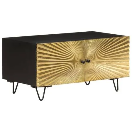Solid mango wood coffee table 90x50x45cm by vidaXL, Coffee table - Ref: Foro24-322683, Price: 226,89 €, Discount: %