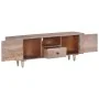 Solid acacia wood TV cabinet 118x30x40 cm by vidaXL, TV Furniture - Ref: Foro24-322684, Price: 129,03 €, Discount: %