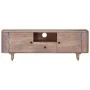 Solid acacia wood TV cabinet 118x30x40 cm by vidaXL, TV Furniture - Ref: Foro24-322684, Price: 129,03 €, Discount: %