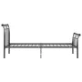 Schwarzer Metallbettrahmen 90x200 cm von vidaXL, Betten und Lattenroste - Ref: Foro24-325030, Preis: 70,40 €, Rabatt: %