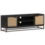 TV-Schrank aus massivem Mangoholz, 120 x 30 x 40 cm von vidaXL, TV-Möbel - Ref: Foro24-323496, Preis: 158,40 €, Rabatt: %