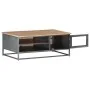 Solid gray acacia wood coffee table 90x50x35 cm by vidaXL, Coffee table - Ref: Foro24-323500, Price: 157,69 €, Discount: %