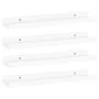Wall shelves 4 units white 40x9x3 cm by vidaXL, Shelves and shelves - Ref: Foro24-326660, Price: 24,30 €, Discount: %