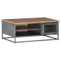Solid gray acacia wood coffee table 90x50x35 cm by vidaXL, Coffee table - Ref: Foro24-323500, Price: 157,69 €, Discount: %