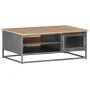 Solid gray acacia wood coffee table 90x50x35 cm by vidaXL, Coffee table - Ref: Foro24-323500, Price: 157,69 €, Discount: %
