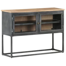 Massivholz Akazie Sideboard grau 100x30x70 cm von vidaXL, Sideboards - Ref: Foro24-323502, Preis: 216,20 €, Rabatt: %
