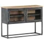Solid acacia wood sideboard in gray, 100x30x70 cm by vidaXL, Sideboards - Ref: Foro24-323502, Price: 216,20 €, Discount: %