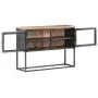 Solid acacia wood sideboard in gray, 100x30x70 cm by vidaXL, Sideboards - Ref: Foro24-323502, Price: 216,20 €, Discount: %