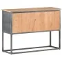 Solid acacia wood sideboard in gray, 100x30x70 cm by vidaXL, Sideboards - Ref: Foro24-323502, Price: 216,20 €, Discount: %
