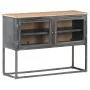 Solid acacia wood sideboard in gray, 100x30x70 cm by vidaXL, Sideboards - Ref: Foro24-323502, Price: 216,20 €, Discount: %