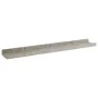 Wall shelves 4 units concrete gray 60x9x3 cm by vidaXL, Shelves and shelves - Ref: Foro24-326705, Price: 31,46 €, Discount: %