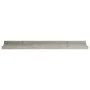 Wall shelves 4 units concrete gray 60x9x3 cm by vidaXL, Shelves and shelves - Ref: Foro24-326705, Price: 31,46 €, Discount: %