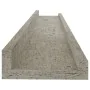 Wall shelves 4 units concrete gray 60x9x3 cm by vidaXL, Shelves and shelves - Ref: Foro24-326705, Price: 31,46 €, Discount: %