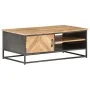 Solid acacia wood coffee table 90x50x35 cm by vidaXL, Coffee table - Ref: Foro24-323526, Price: 185,98 €, Discount: %