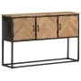 Aparador de madera maciza de acacia 120x30x75 cm de vidaXL, Aparadores - Ref: Foro24-323529, Precio: 169,62 €, Descuento: %