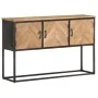 Aparador de madera maciza de acacia 120x30x75 cm de vidaXL, Aparadores - Ref: Foro24-323529, Precio: 169,62 €, Descuento: %