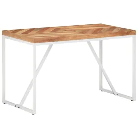 Solid acacia and mango wood dining table 120x60x76 cm by vidaXL, Kitchen and dining tables - Ref: Foro24-323545, Price: 177,6...