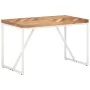 Solid acacia and mango wood dining table 120x60x76 cm by vidaXL, Kitchen and dining tables - Ref: Foro24-323545, Price: 177,6...