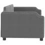 Sofá cama tela gris oscuro 80x200 cm de vidaXL, Camas y somieres - Ref: Foro24-354201, Precio: 187,34 €, Descuento: %
