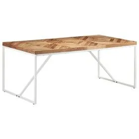 Solid acacia and mango wood dining table 180x90x76 cm by vidaXL, Kitchen and dining tables - Ref: Foro24-323551, Price: 294,9...