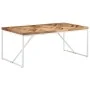 Solid acacia and mango wood dining table 180x90x76 cm by vidaXL, Kitchen and dining tables - Ref: Foro24-323551, Price: 294,9...