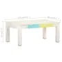 White solid mango wood coffee table 110x60x45 cm by vidaXL, Coffee table - Ref: Foro24-323555, Price: 110,74 €, Discount: %