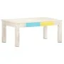 White solid mango wood coffee table 110x60x45 cm by vidaXL, Coffee table - Ref: Foro24-323555, Price: 110,74 €, Discount: %