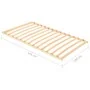 Slatted bed base with 13 slats 100x200 cm by vidaXL, Beds and slatted bases - Ref: Foro24-327258, Price: 61,54 €, Discount: %