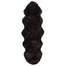 Alfombra de piel de oveja marrón 60x180 cm by vidaXL, Rugs - Ref: Foro24-283881, Price: 89,43 €, Discount: %